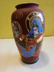 Antika - PORSELEN SATSUMA VAZO 1970 Lİ YILLARINA AİT - kitantik - kitaLog