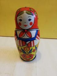 Antika - MATRUŞKA BEBEK TENEKE KURMALI - kitantik - kitaLog