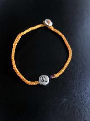 Aslan Burcu gümüş Babylonia bileklik ( Leo )