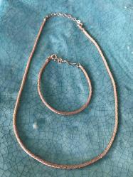 İpek Zincir Kolye ve Bileklik.