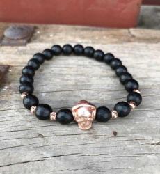 DJ Kuru kafa Rose silver gümüş Bileklik