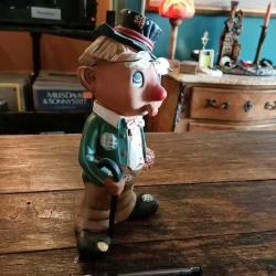 Kusursuz Pipo İçen Adam Seramik Biblo (Boy:29cm(Llütfen stokda olup olmadıgını teyit ediniz)