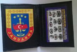 FİYATI UYGUN-SIPARIS VER!!-JANDARMA NOT DEFTERLI CÜZDANA-ROZETLI JANDARMA CÜZDAN HEDİYE-SIVIL ALAMAZ