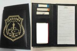 JANDARMA NOTLUK CÜZDAN AL-JANDARMA GENEL KOMUTANLIGI SOGUK DAMGALI-NOT DEFTERLI CÜZDANI-SIVIL ALAMAZ