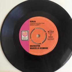 orchester marcello giombini - sabata -banjo / 45'lik