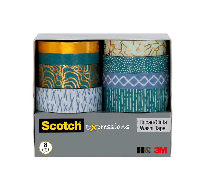 Scotch Expressions Washi Tape, Rolls/Pack (C1017-8-P6) Antika ve  Koleksiyon kitantik #12782207088886