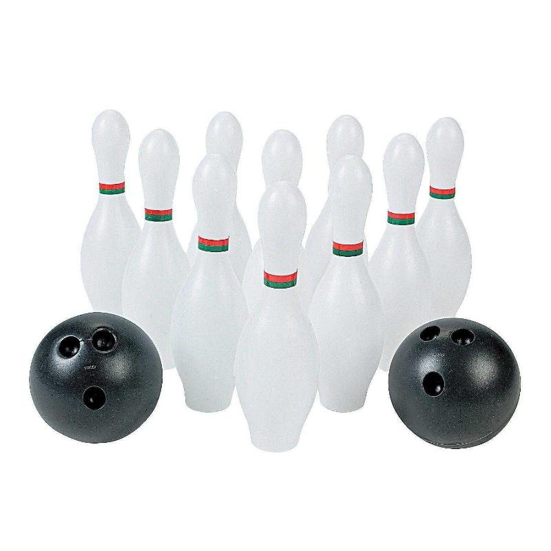 plastic toy bowling set