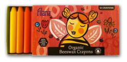 Filana (12 Stick Crayons) Organic Beeswax Stick Crayons, Natural, Non Toxic, SAF