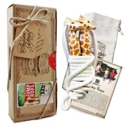 Antika - AGREATLIFE Jump Rope for Kids with Activity Book | Unique Giraffe Handle and Precise Rope Length Kid - kitantik - kitaLog