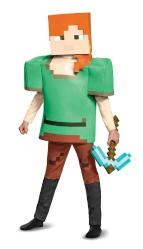 Antika - Alex Deluxe Minecraft Costume, Multicolor, Medium (7-8) - kitantik - kitaLog