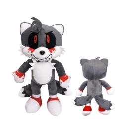 Antika - 30cm/11.8inch Tails.EXE Plush Toy, Blood Sonic.exe Plush Toy, Evil Sonic Stuffed Plush Doll, Dark So - kitantik - kitaLog