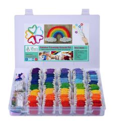 Friendship Bracelet String Kit - 276pcs Embroidery Floss and Accessories 