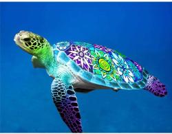  Sea Turtle 5D Diamond Painting Kits for Adults, Paint