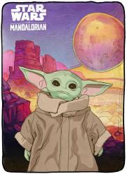 Antika - Star Wars The Mandalorian The Child Baby Yoda Grogu First Meeting Blanket - Measures 62 x 90 inches, - kitantik - kitaLog