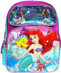Antika - Disney The Little Mermaid Ariel 16" Large School Backpack Girl's Book Bag - kitantik - kitaLog