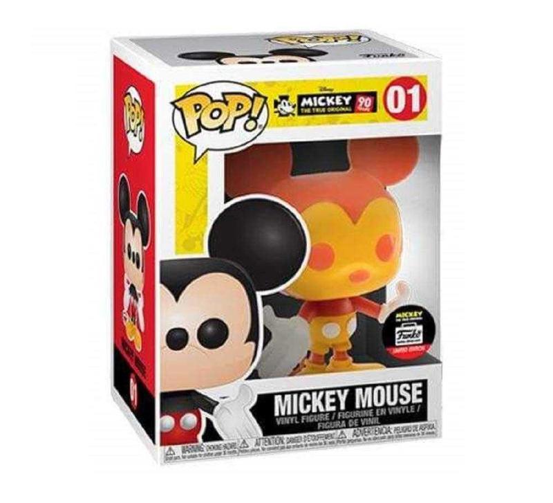 Желтый микки. Funko Pop Mickey Mouse 90th.