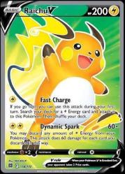Antika - Raichu V 158/172 - Brilliant Stars - Ultra Rare Pokemon Card - Full Art - kitantik - kitaLog