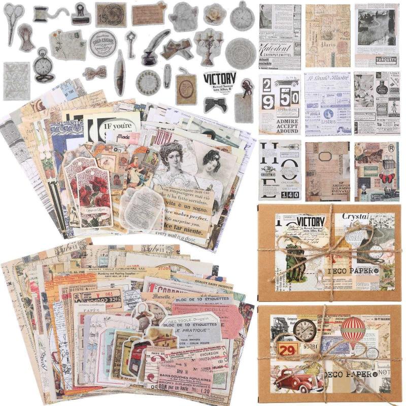 3 pcs Medieval Collection Vintage Scrapbook Stickers Aesthetic