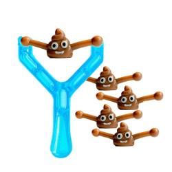 Antika - JustBlanks Throne Room Smiley Poop Slingshot Toy for Boys and Girls Poo Poop Toilet Shooting Sling S - kitantik - kitaLog