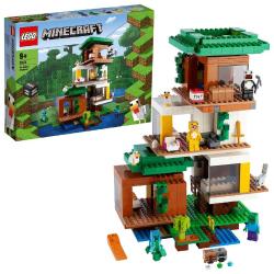 Antika - LEGO 21174 Minecraft The Modern Treehouse - Dollhouse Toy for Kids, Collectible Model with Creeper F - kitantik - kitaLog
