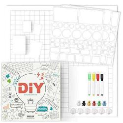 Antika - Make Your Own Board Game - DIY Board Game Kits Blank Board Game and Pieces DIY Set with Game Pieces, - kitantik - kitaLog