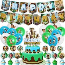 Antika - Ice Age Birthday Party Supplies for Kids, Ice Age Theme Party Party Decorations Set Includes Happy B - kitantik - kitaLog