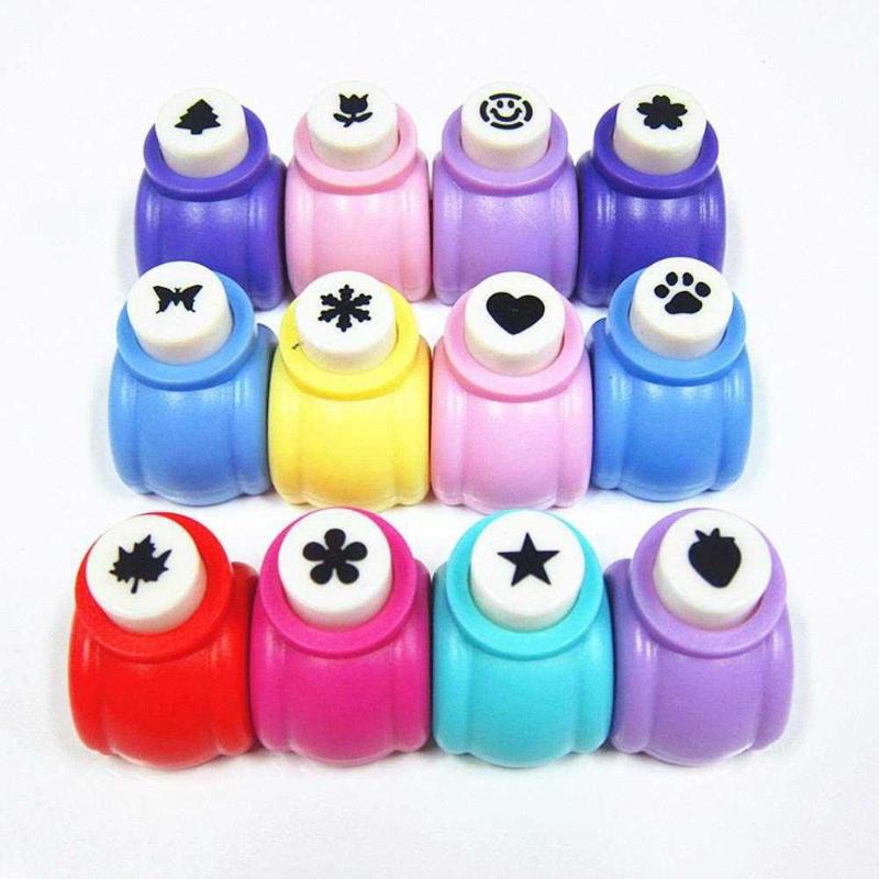 Punch Craft 6 Pack Hole Punch Shapes Hole Punch Shape Scrapbooking Supplies  Shapes Hole Punch Great for Crafting & Fun Projects