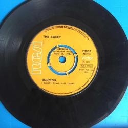 The Sweet / Hell Raiser - Burning / Turkey 1973 / 45'lik / *Rock*