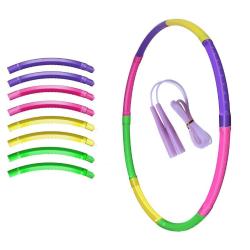 Antika - HVSEBOTO (1+1) Pack Hoola Hoops and Jump Rope for Kids,Detachable & Boyut Adjustable Suitable for Fu - kitantik - kitaLog