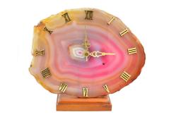 Antika - HAKİKİ DOĞAL TAŞ AKİK PLAKA SAAT 550 GRAM - kitantik - kitaLog