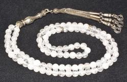 HAKİKİ DOĞAL 99 LUK NECEF TESBİH 1.KALİTE DAĞ KRİSTALİ 002