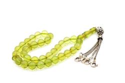 HAKİKİ USTA İŞİ ORİJİNAL KÜRE KESİM DOMİNİK DAMLA KEHRİBAR TESBİH 17 GR 1.KALİTE