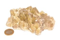 HAKİKİ DOĞAL LİMON KUVARS KAYA PARÇASI 553 GRAM