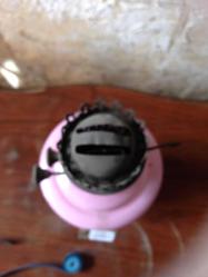 çok büyük orjinal Osmanlı antika avrupa Pembe - Beyaz Opalin melekli Gaz Lambası