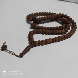 R27--37---  ESKİ AHŞAP NAMAZ ZİKİR TESBİHİ--37 CM