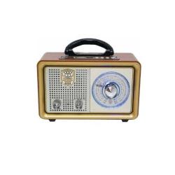 Antika - Meier M-110BT Nostaljik Retro Ahşap Bluetooth Fm Radyo - kitantik - kitaLog
