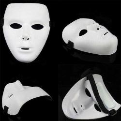 Antika - Beyaz Renk Hip Hop Anonim Jabbawockeez Maskesi 18X15 cm - kitantik - kitaLog