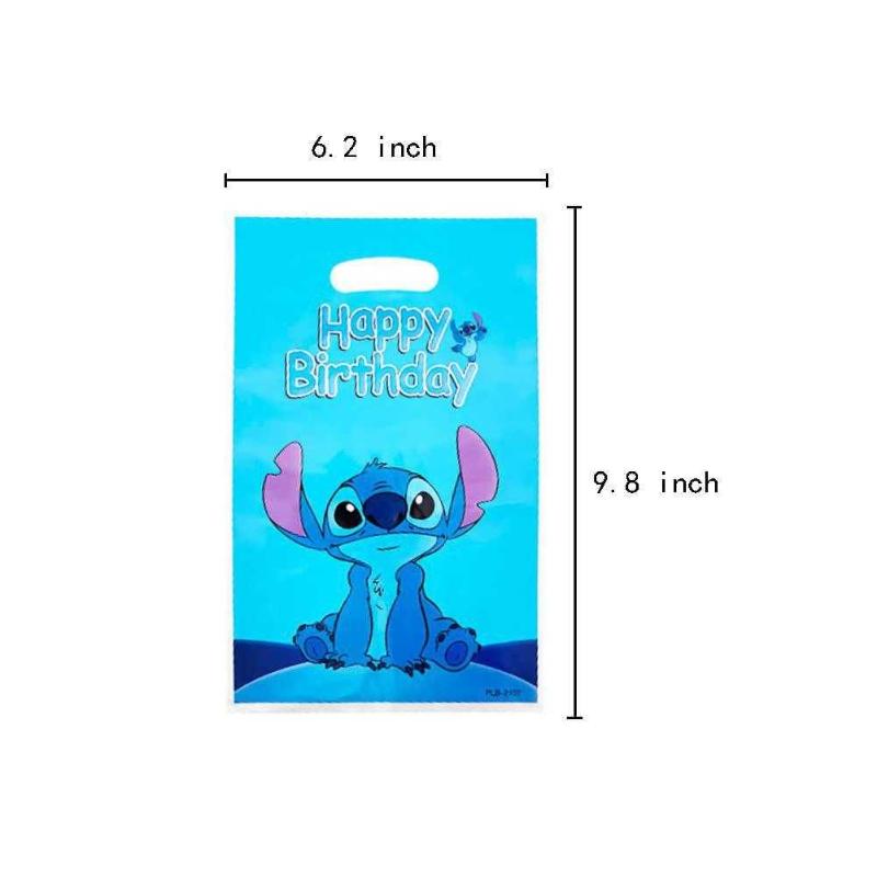 NAB 16 Pcs Lilo  Stitch Gift BagsParty Favor Bags for Lilo  Stitch  Theme Birthday Party Decorations Goody Bags Candy Lilo  Stitch Gift Bags  for Adults Boy Girl Birthday Party 