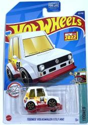 Antika - Hot Wheels 2022 -TOONED Volkswagen Golf MK1 - 10/250 [White] - Tooned 1/5 - kitantik - kitaLog