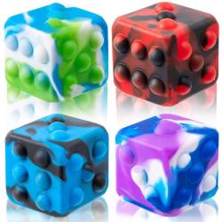 Antika - 4Pcs Pop Stress Ball Fidget Toy, 3D Dice Push Bubble Pop Ball It Fidget Toy, Squeeze Ball Stress Rel - kitantik - kitaLog