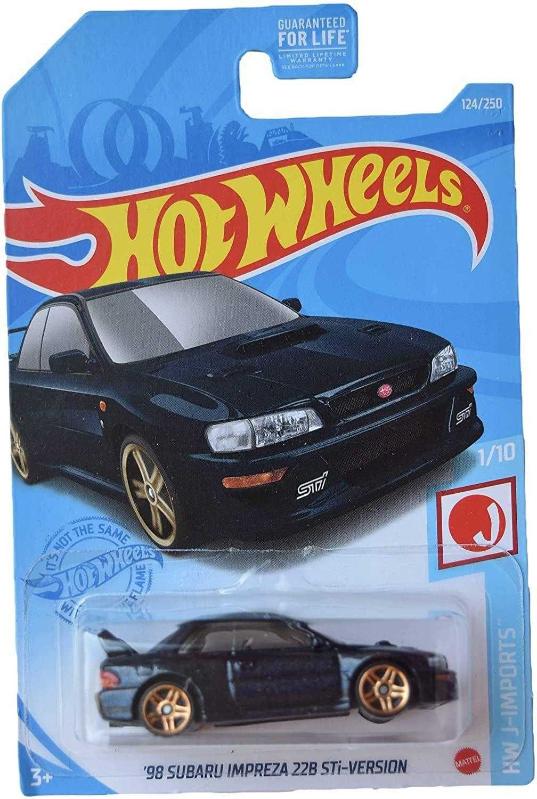 Hot Wheels '98 Subaru Impreza 22B STi Version, [Dark Blue] 124/250