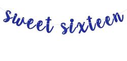 Antika - Sweet Sixteen Banner, 16th Birthday Decorations, Happy Sweet 16, Cheers to 16 Years, Happy 16th Birt - kitantik - kitaLog