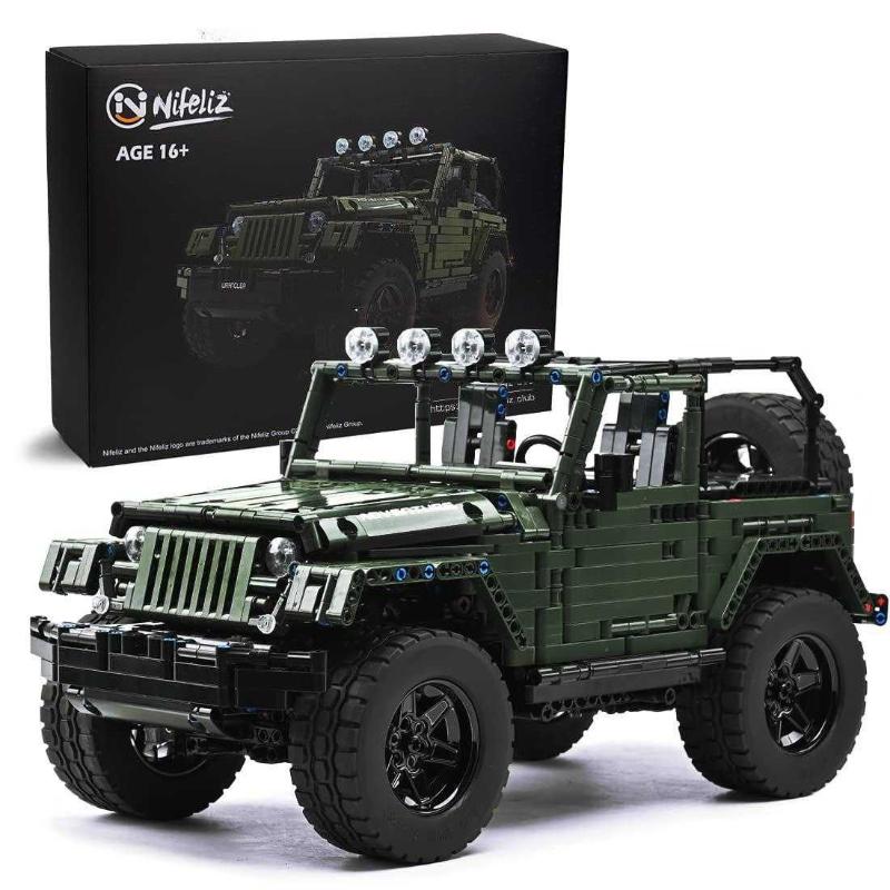 Nifeliz Off-Road Pickup Wrange MOC Technique Building Blocks and