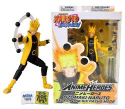 Antika - Bandai Naruto Anime Heroes Naruto Uzumaki Naruto Sage of Six Paths Toy Action Figür Toy Bundle with - kitantik - kitaLog