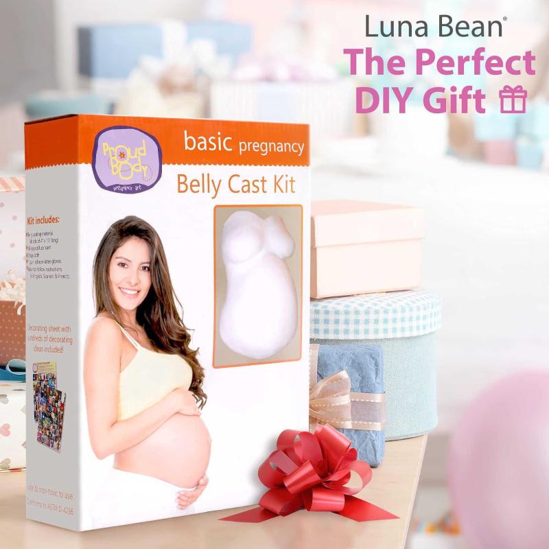 Antika - Luna Bean Belly Casting Kit Pregnancy - Baby Bellies Baby Casting  Kit - Pregnancy Belly Plaster Mold 