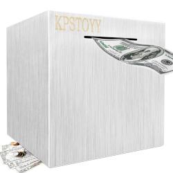 Antika - Piggy Bank for Adults-Stainless Steel Savings Bank for Adults,Metal Piggy Bank and Money Saver Box f - kitantik - kitaLog