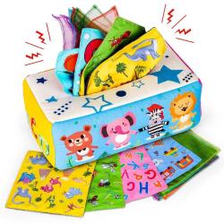 Antika - Colorful Magic Montessori Sensory Tissue Box Toys for 6-36 Months Infants Babies Toddlers Ideal Gift - kitantik - kitaLog