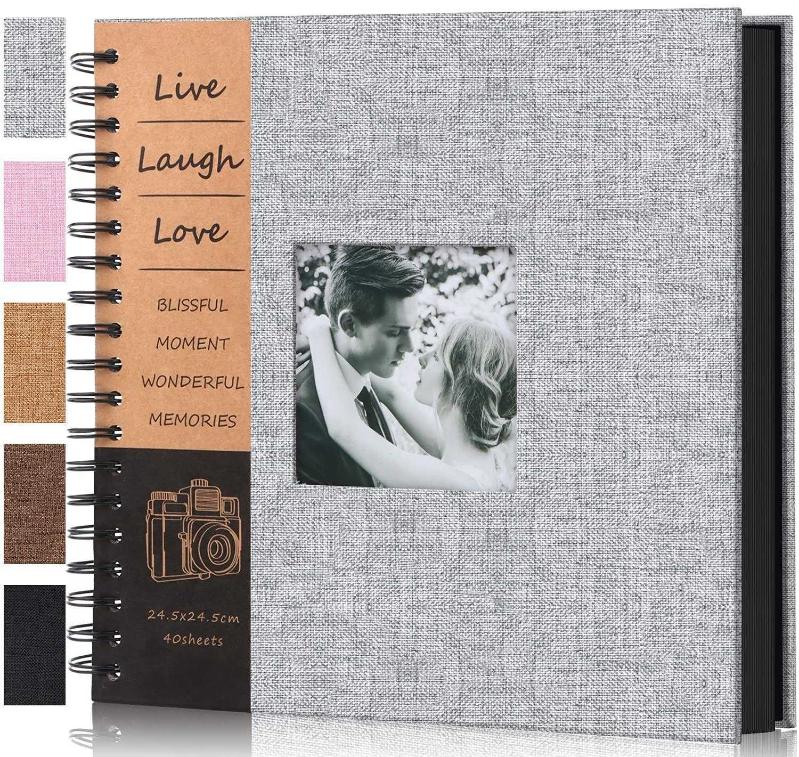 Photo Album 80 Black Pages Scrapbook Photo Album To Design