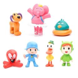Antika - IMAGEN 7 Pcs Pocoyo Toys - Action Figür Doll Toy - Nina, Elly, Pato, Fred, Loula Kids Toys - kitantik - kitaLog