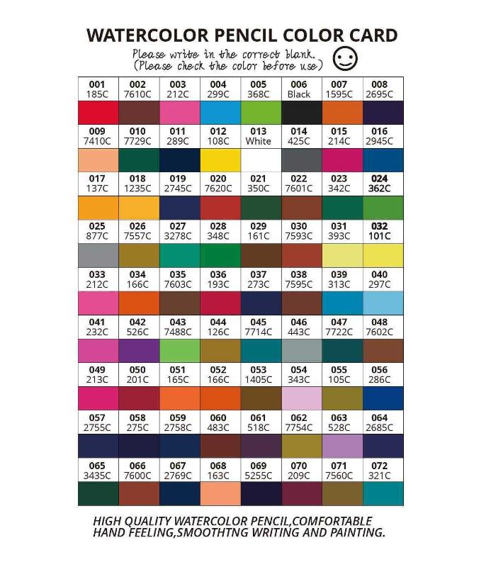 Complete List Of Current Crayola Colored Pencil Colors